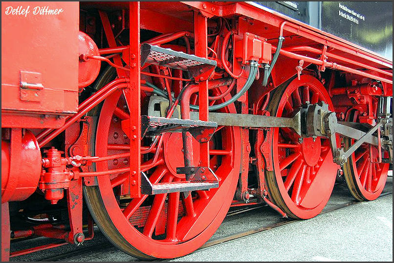 Details einer Dampflokomotive