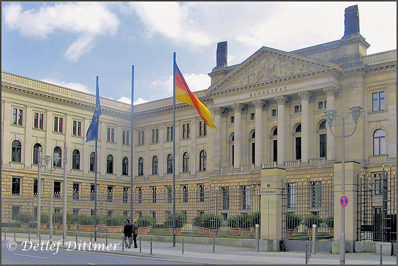 das Bundesratsgebäude in der Leipziger Straße 3 - 4, Berlin