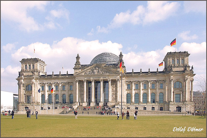 der Reichstag und Sitz des Deutschen Bundestages, Berlin