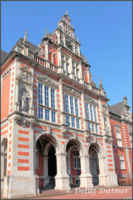 Das Rathaus von Hamburg-Harburg