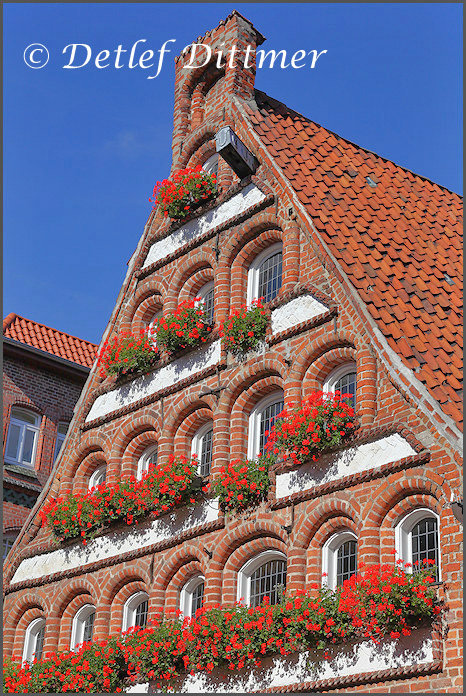 Ein schönes Bürgerhaus in Lüneburg