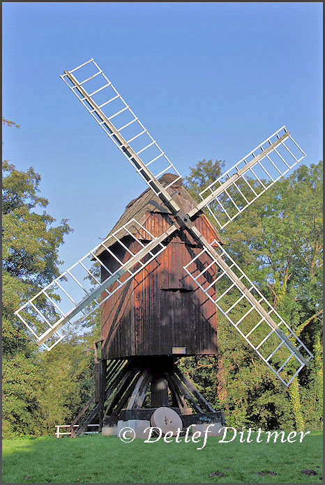 Bockwindmühle im Freilichtmuseum von Stade