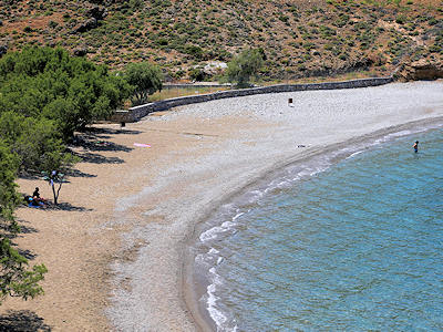 Der Strand von Agios Konstantinos, Astypalea